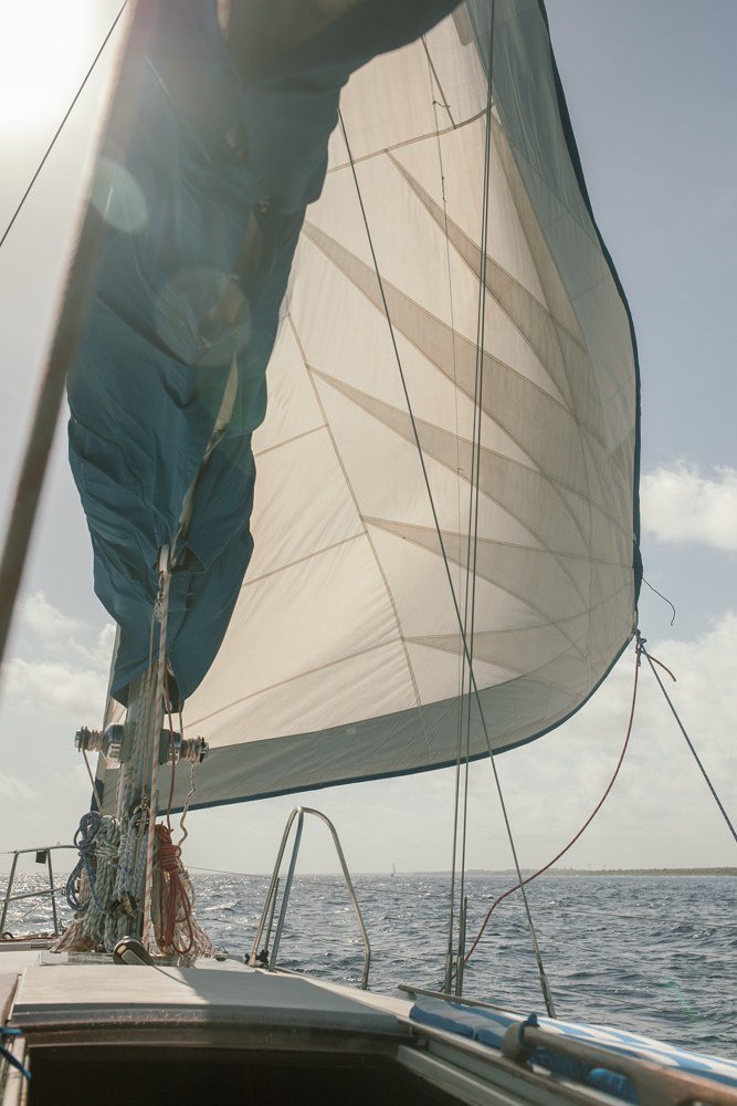 Sails against the sky