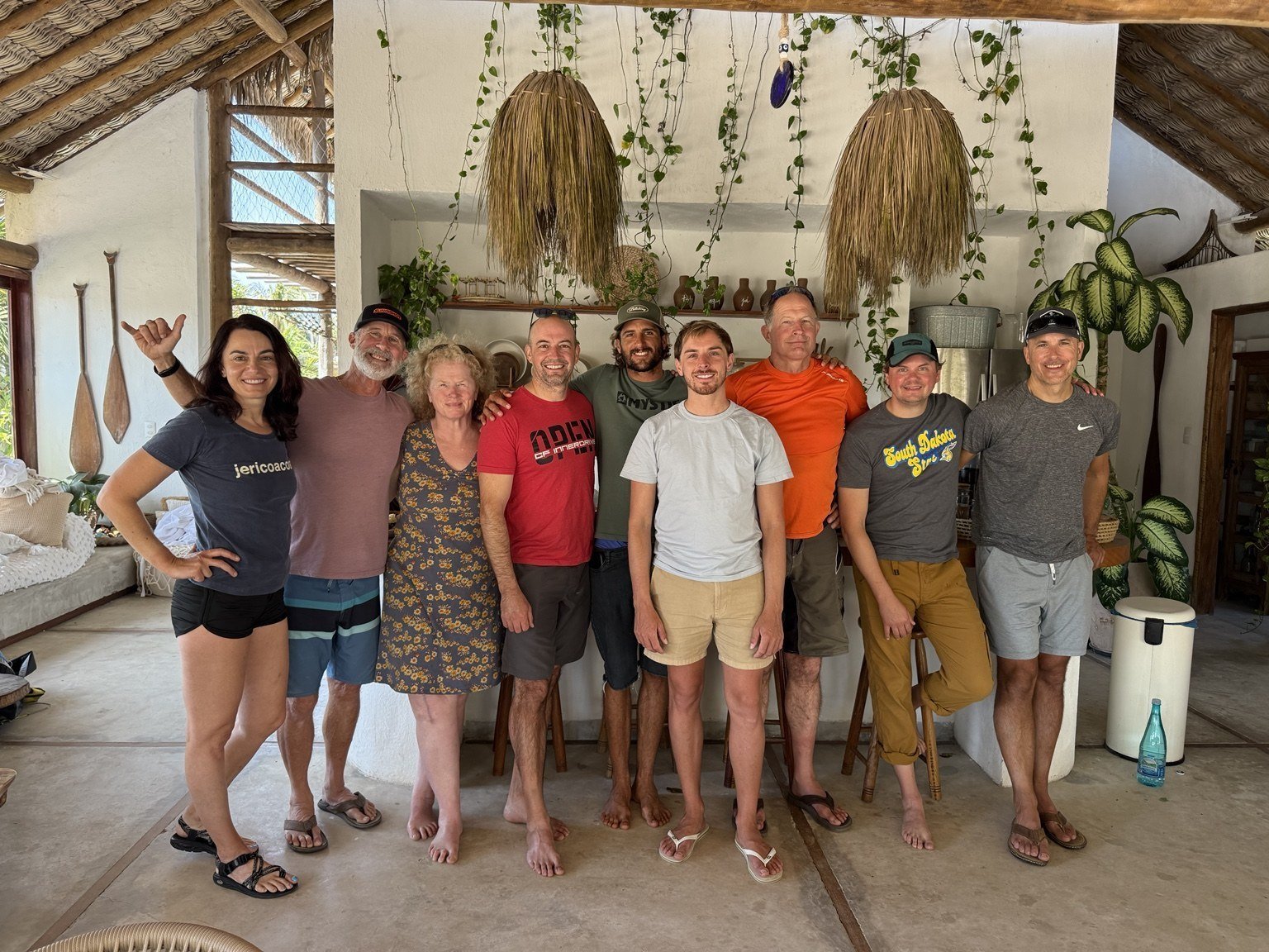 The camp crew together